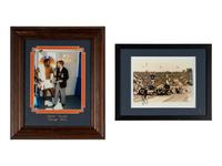 A Group of Walter Payton Custom Framed Displays