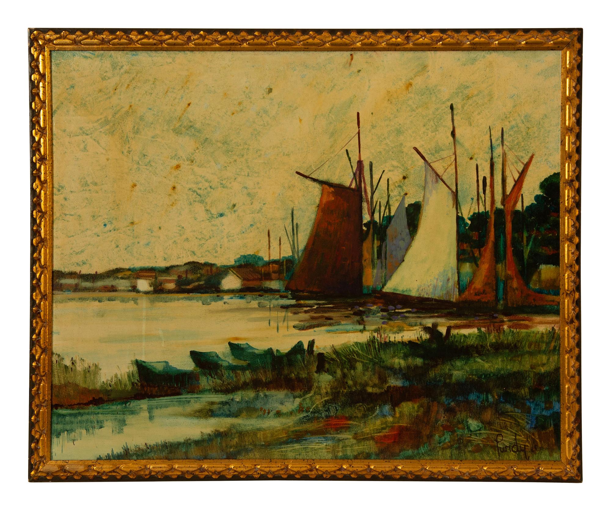 Sail Boats on River