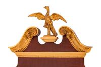 A George III Style Parcel Gilt Mahogany Mirror