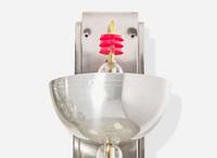 American, Pair of Chrome and Bakelite Sconces