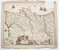 A Handcolored Map of Portugal 18 1/4 x 22 inches.