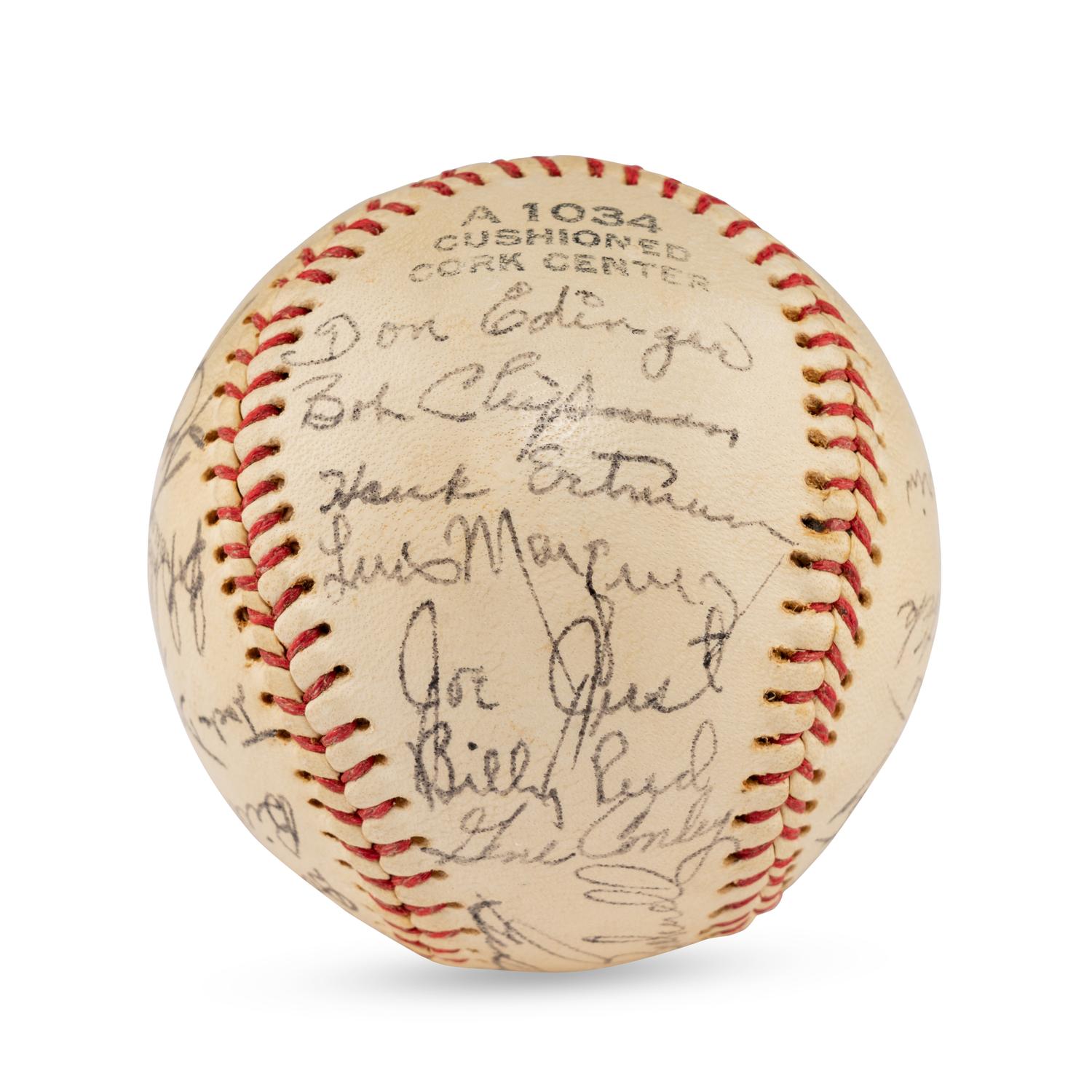A 1953 Toledo Sox Team Signed Autograph Baseball (JSA Letter of Authenticity)