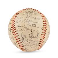 A 1953 Toledo Sox Team Signed Autograph Baseball (JSA Letter of Authenticity)