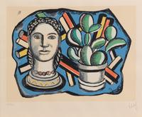 Fernand Leger, (French, 1881-1955), Composition, 1954-55