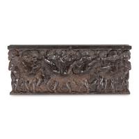A Neoclassical Style Cast Iron Relief Panel