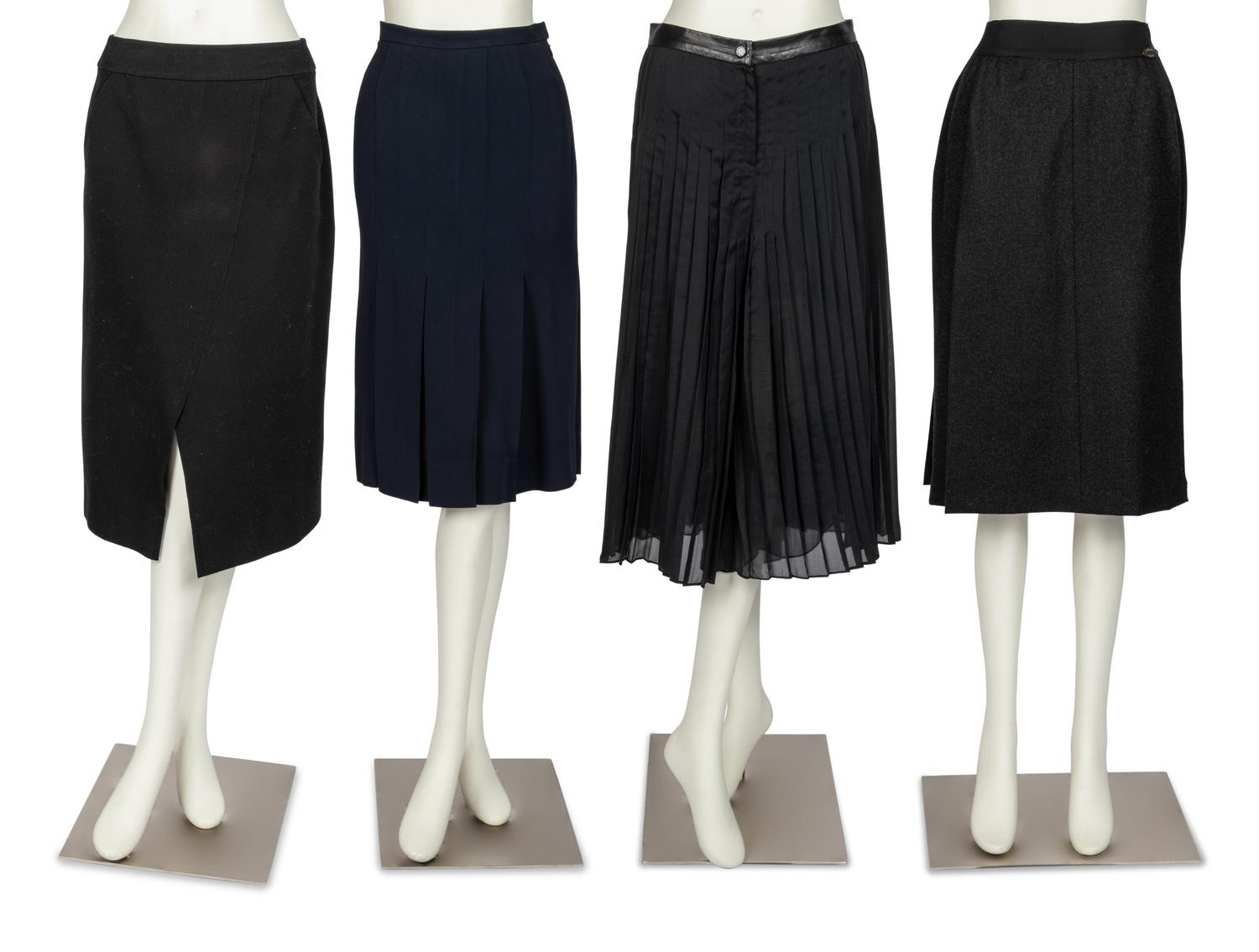 Four Chanel Bottoms: Three Skirts & One Kulot, 1990-2006