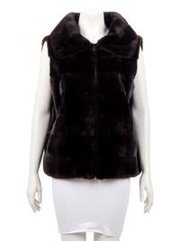 J. Mendel Mink Fur Vest with Detachable Sleeves