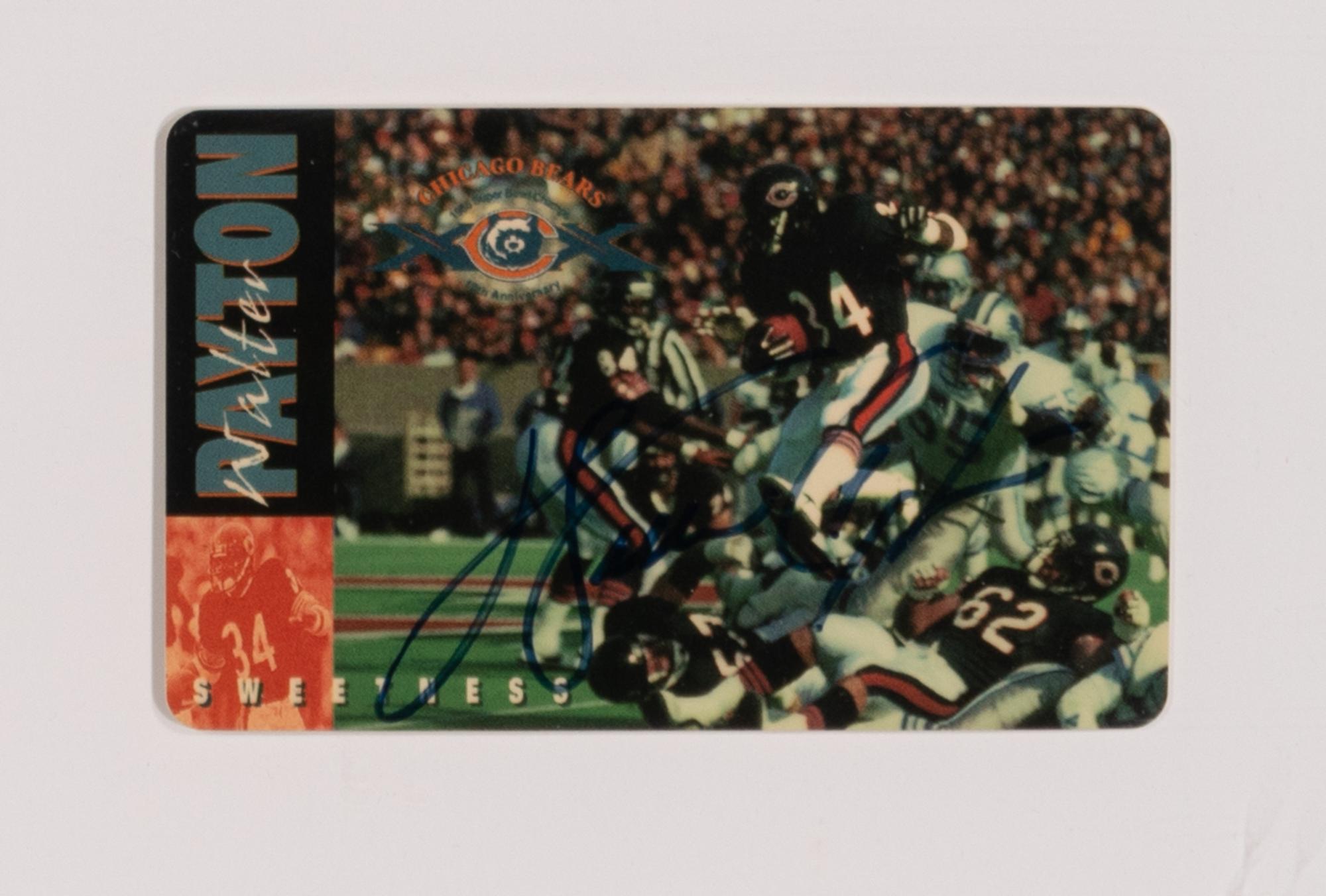 A Walter Payton and Matt Suhey Dual Signed Autograph “The Prank” Framed and Mated Display