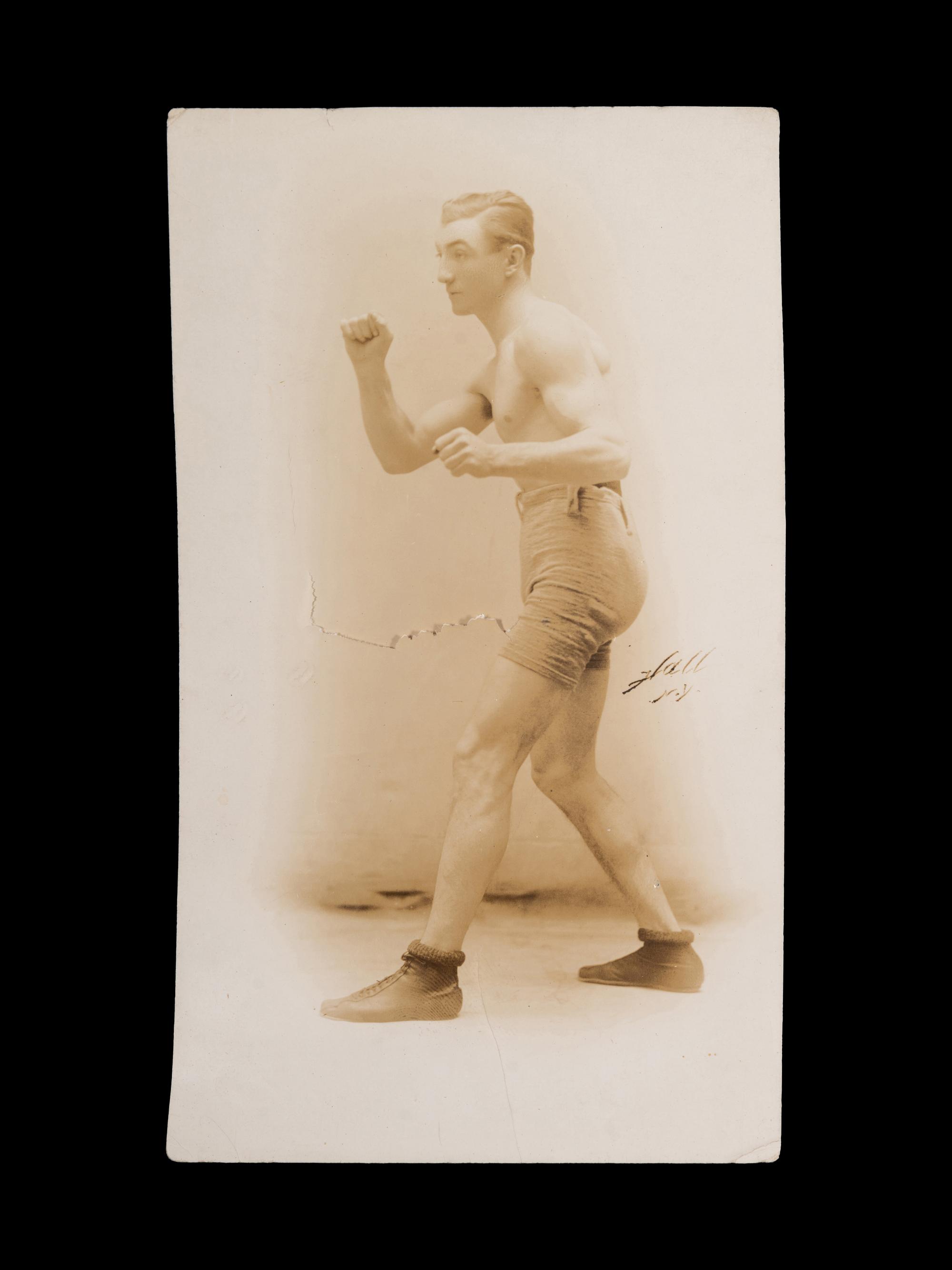 A Group of 22 Original Boxing Photographs Including Joe Louis and Jack Dempsey,