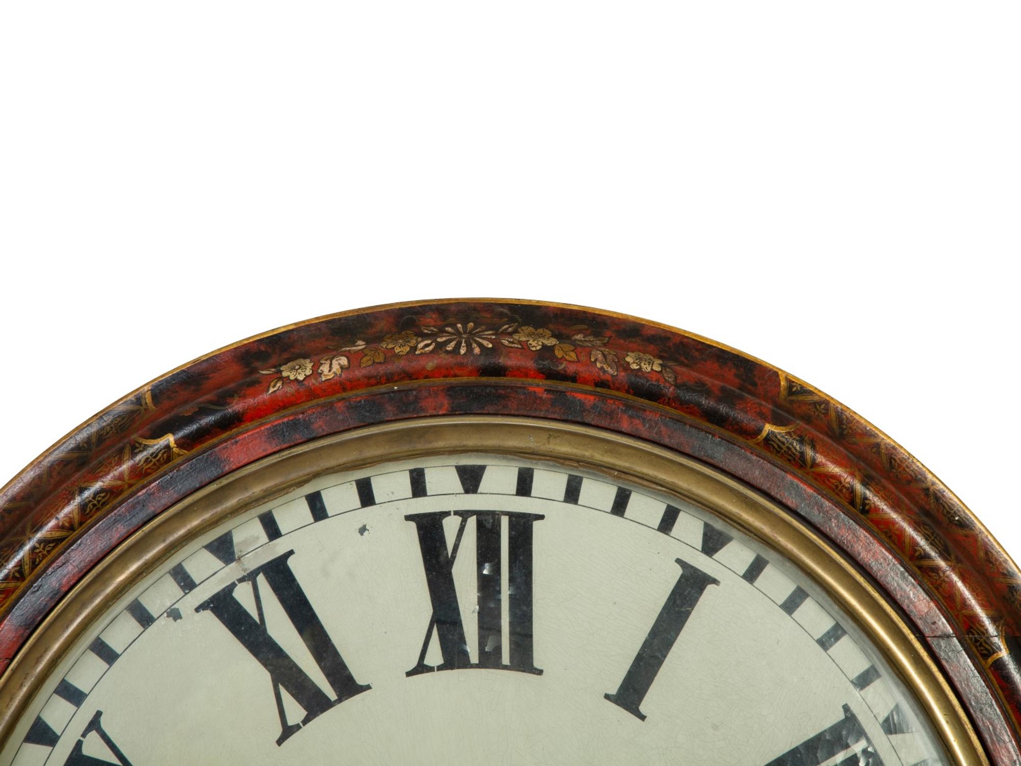An English Faux-Tortoise Shell and Chinoiserie Decorated Parliament Clock — 19TH CENTURY