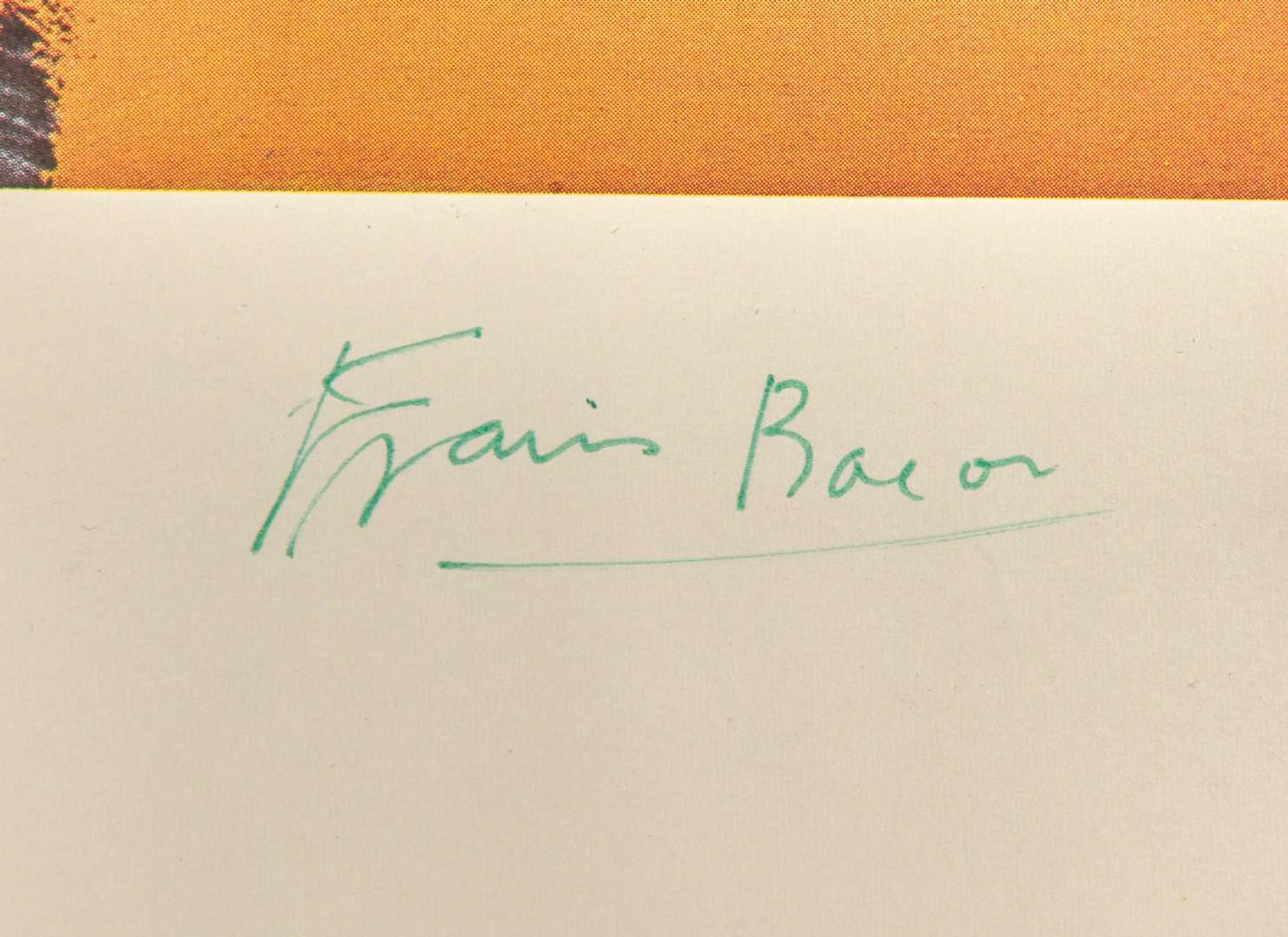 [Art] Bacon, Francis: Signed Exhibition Poster