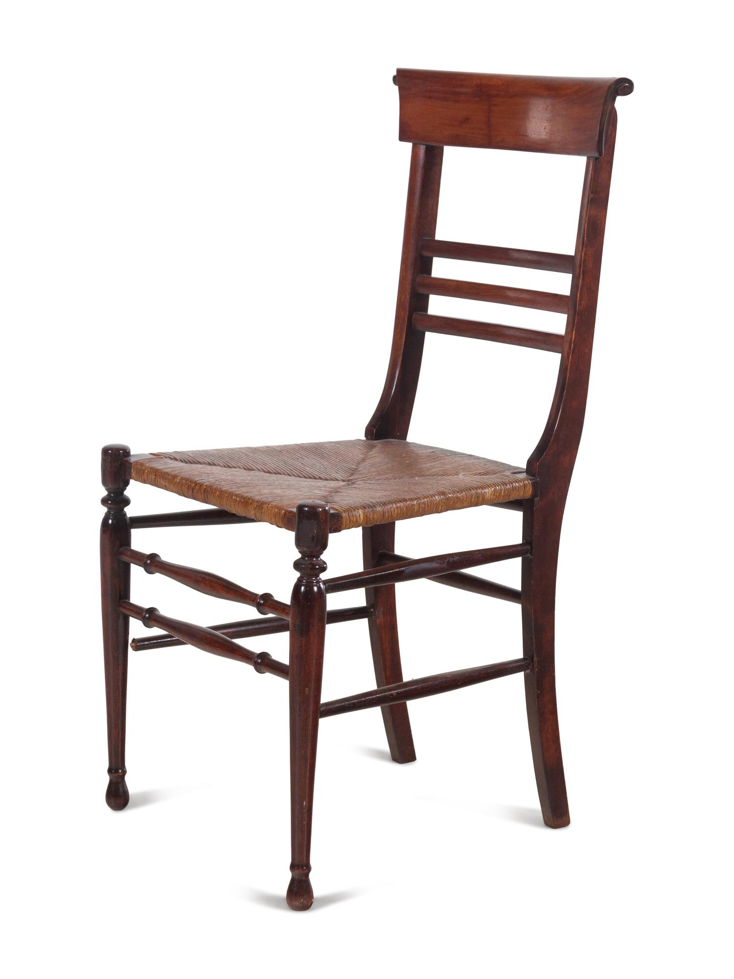 An American Mahogany Side Chair