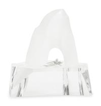 A Steuben Glass Ice Hunter Sculpture