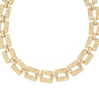 KIESELSTEIN-CORD, YELLOW GOLD AND DIAMOND NECKLACE