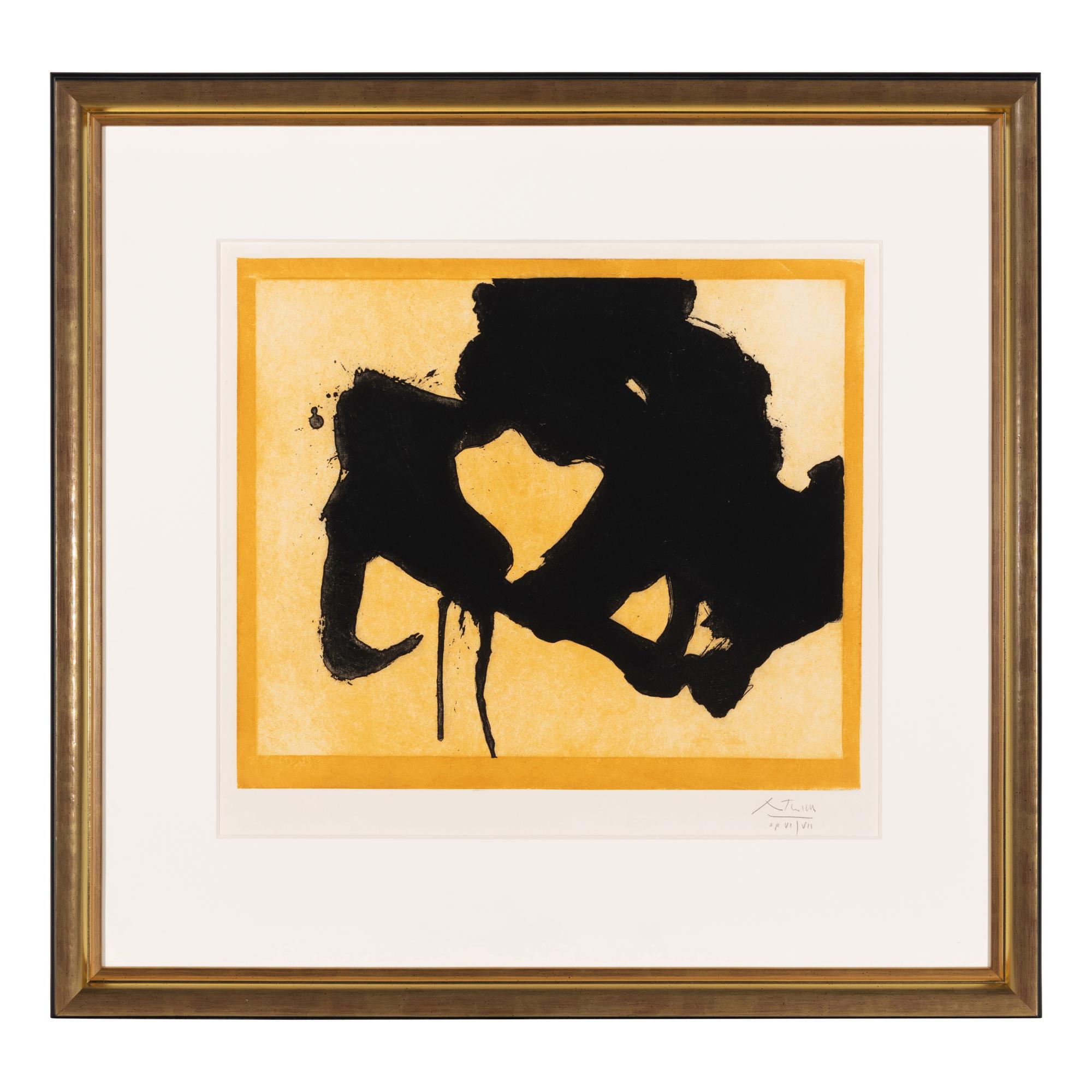 Robert Motherwell (American, 1915–1991) — At the Edge, 1984