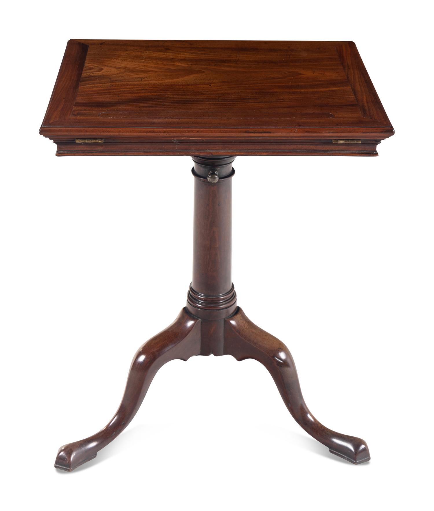 A George III Mahogany Drafting Table