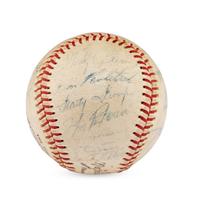 A 1965 Cincinnati Reds Team Signed Autograph Baseball Including Early Pete Rose Signature (Beckett Authentication Services)