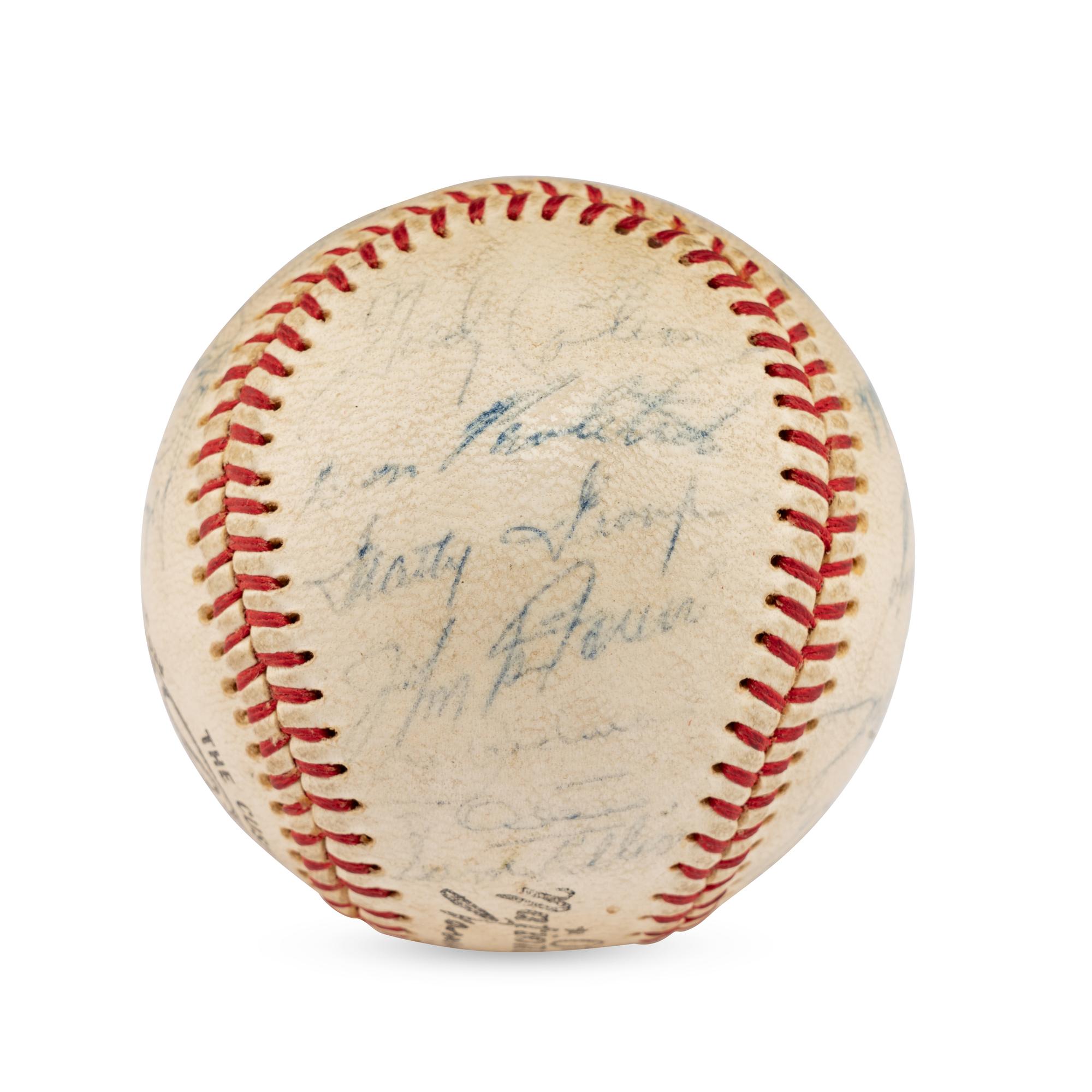 A 1965 Cincinnati Reds Team Signed Autograph Baseball Including Early Pete Rose Signature (Beckett Authentication Services)