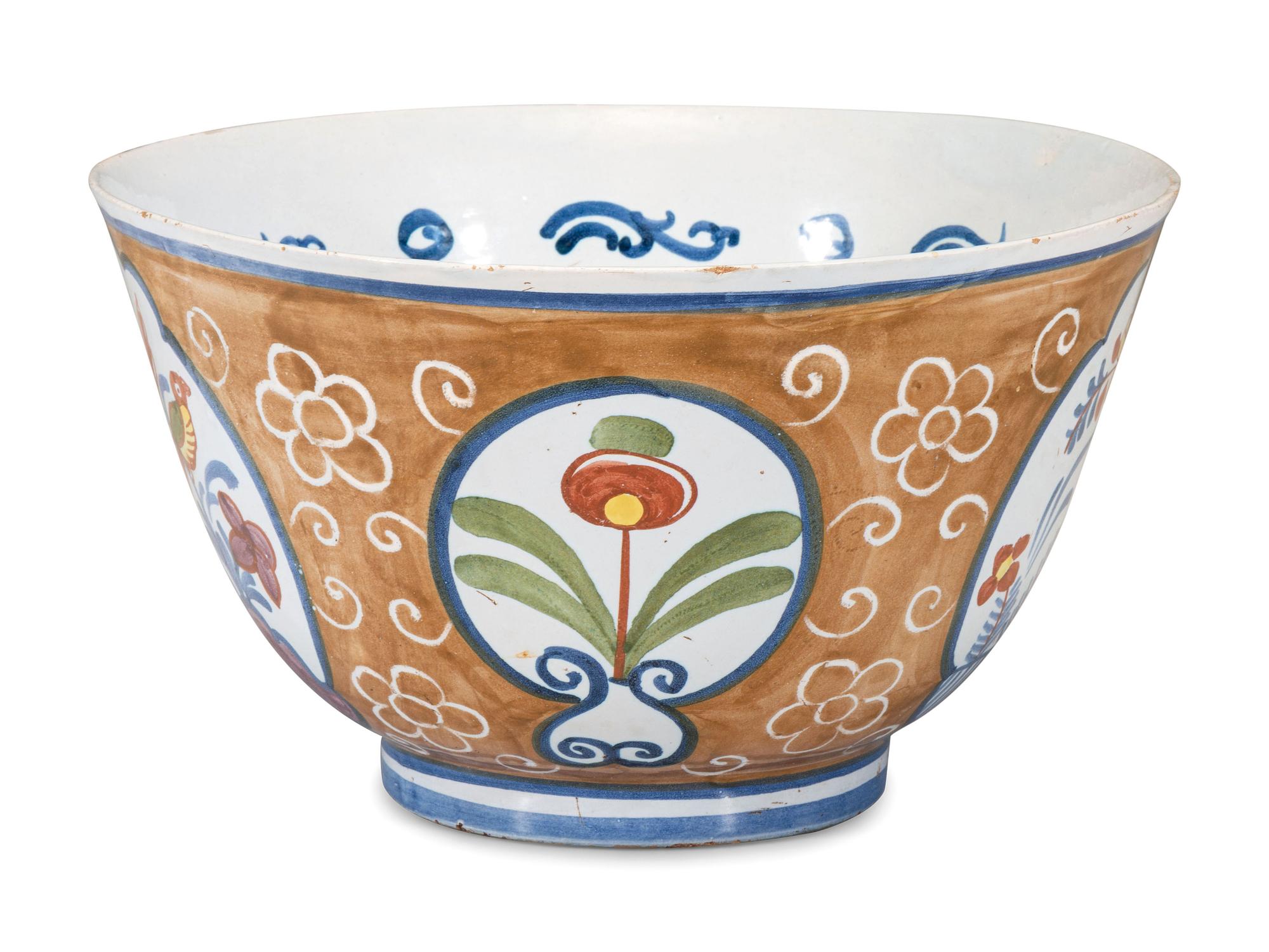 A Delft Polychrome Bowl
