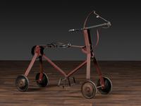 A 'Charlie Horse' Painted Metal Riding Toy