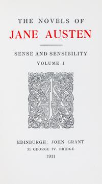 AUSTEN, JANE. The Novels. Edinburgh, 1911. 12 vols.