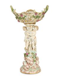A Meissen Porcelain Figural Centerpiece — 19th Century