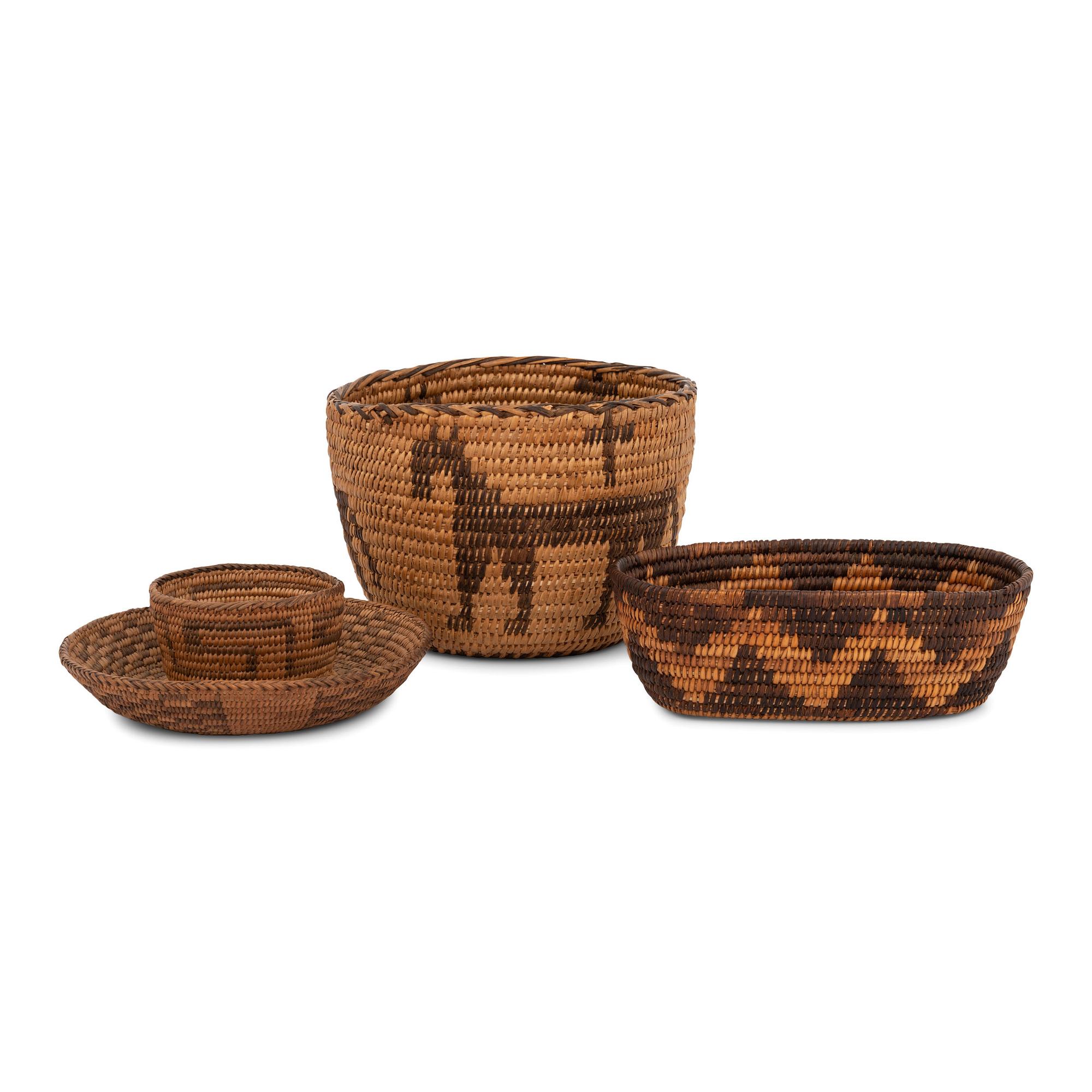 Akimel O'odham Baskets