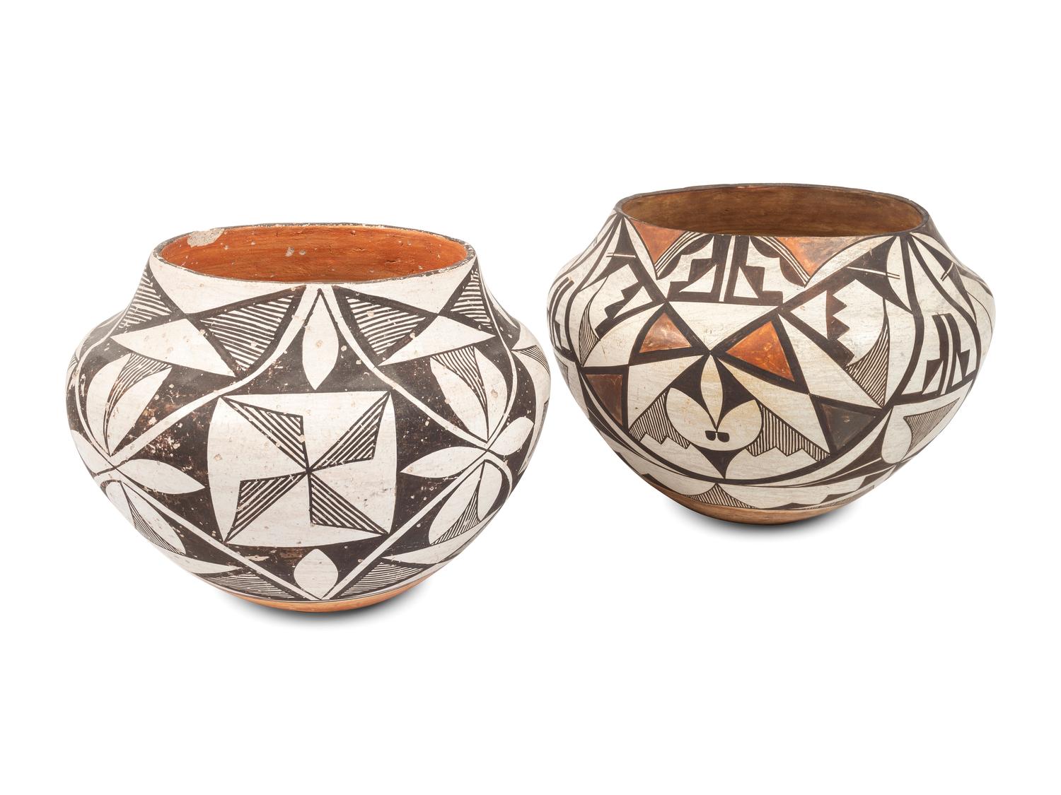Acoma Pottery Jars