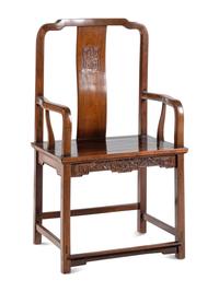 A Set of Four Chinese Mixedwood Furniture