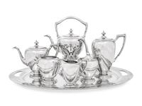 An American Silver Seven-Piece Tea and Coffee Service