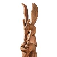 Cicero August (Coastal Salish, b. 1940) — Monumental Carved Totem Pole