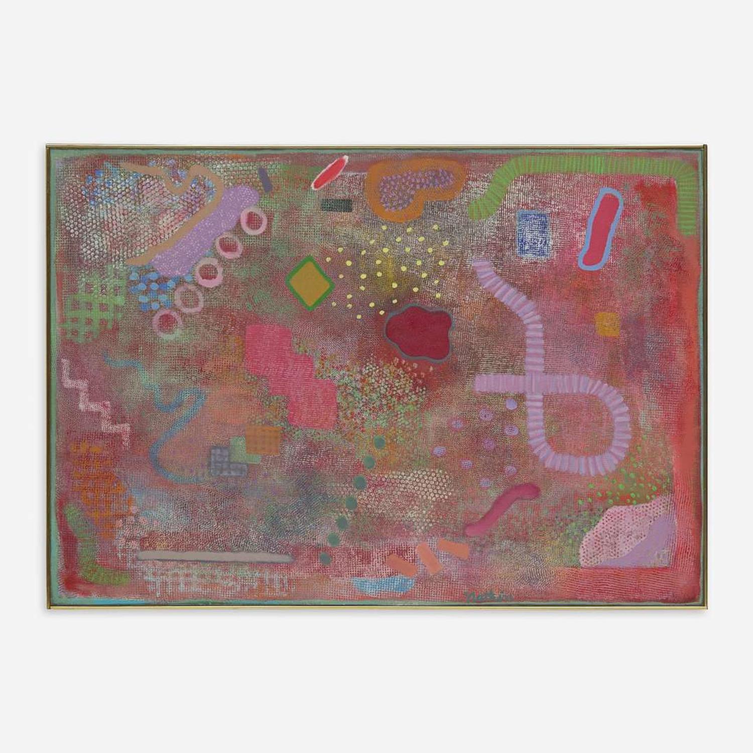 Robert Natkin (American, 1930-2010) Abstract Composition