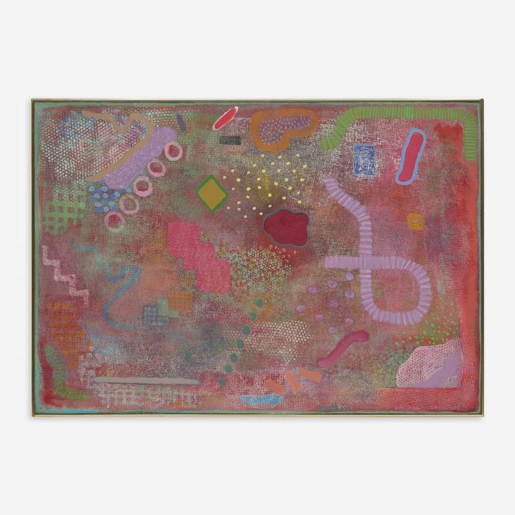 Robert Natkin (American, 1930-2010) Abstract Composition