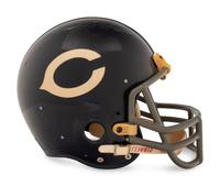 A Vintage Chicago Bears Riddell Football Helmet Formerly Displayed at Mike Ditka's Restaurant