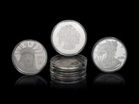 [PRIVATE ISSUE] Seven 4 Oz. Silver Rounds