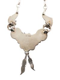 Navajo and Zuni Silver Jewelry, with Cluster Inlay