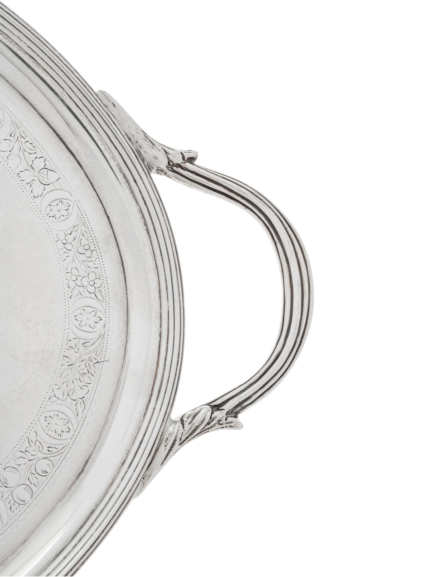A George III Silver Tray