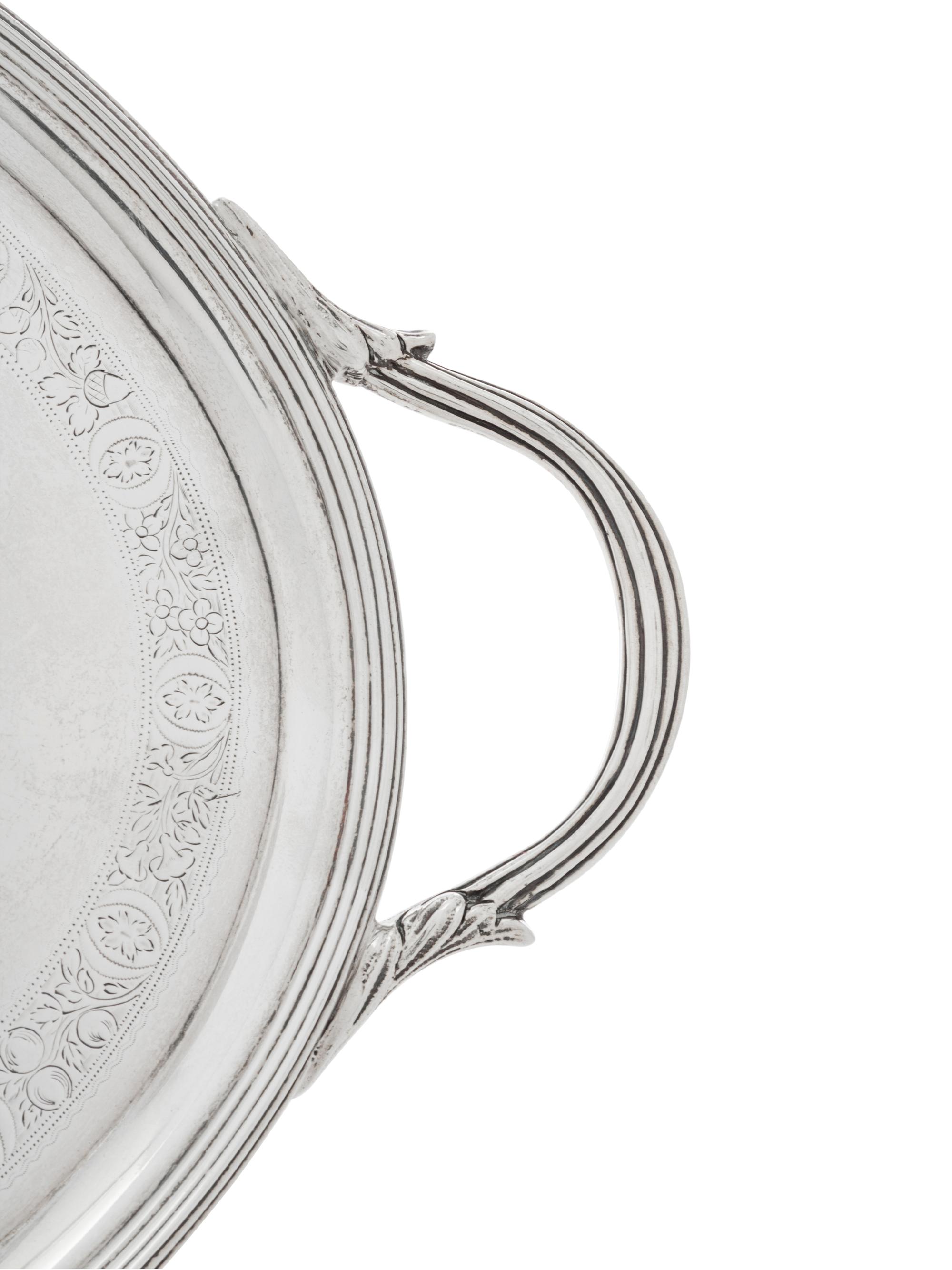 A George III Silver Tray