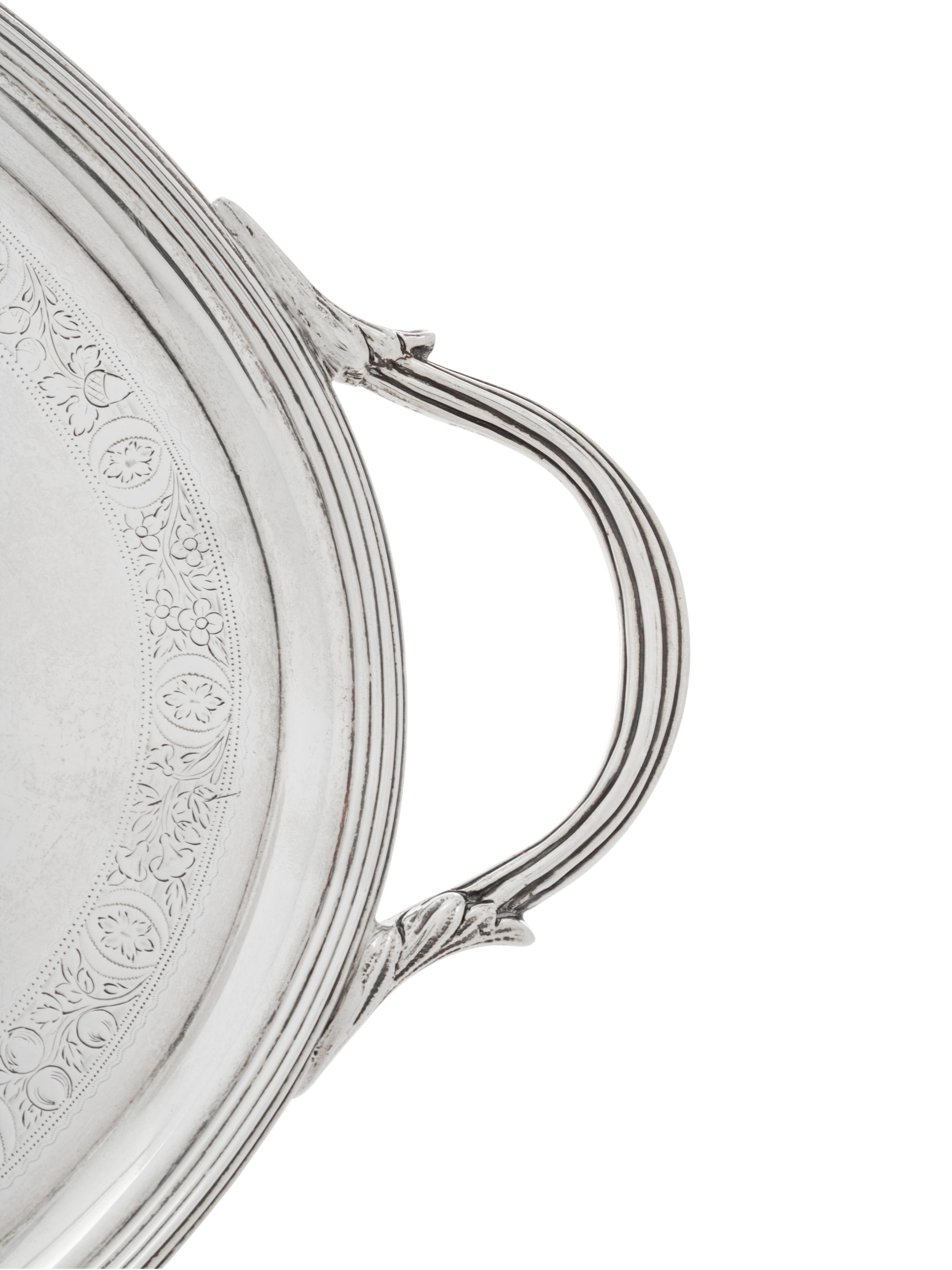 A George III Silver Tray