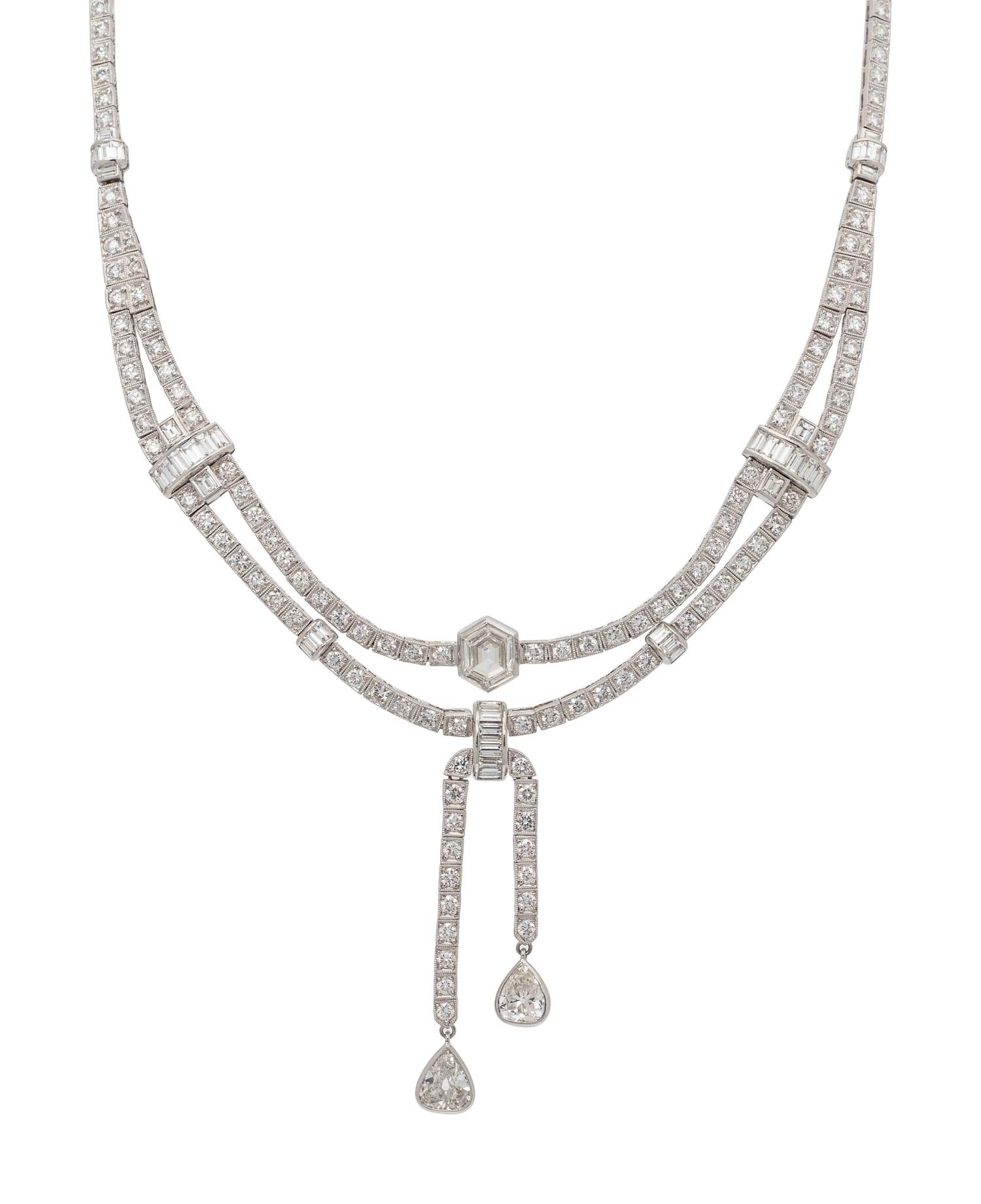 FRED LEIGHTON, DIAMOND NÉGLIGÉE NECKLACE