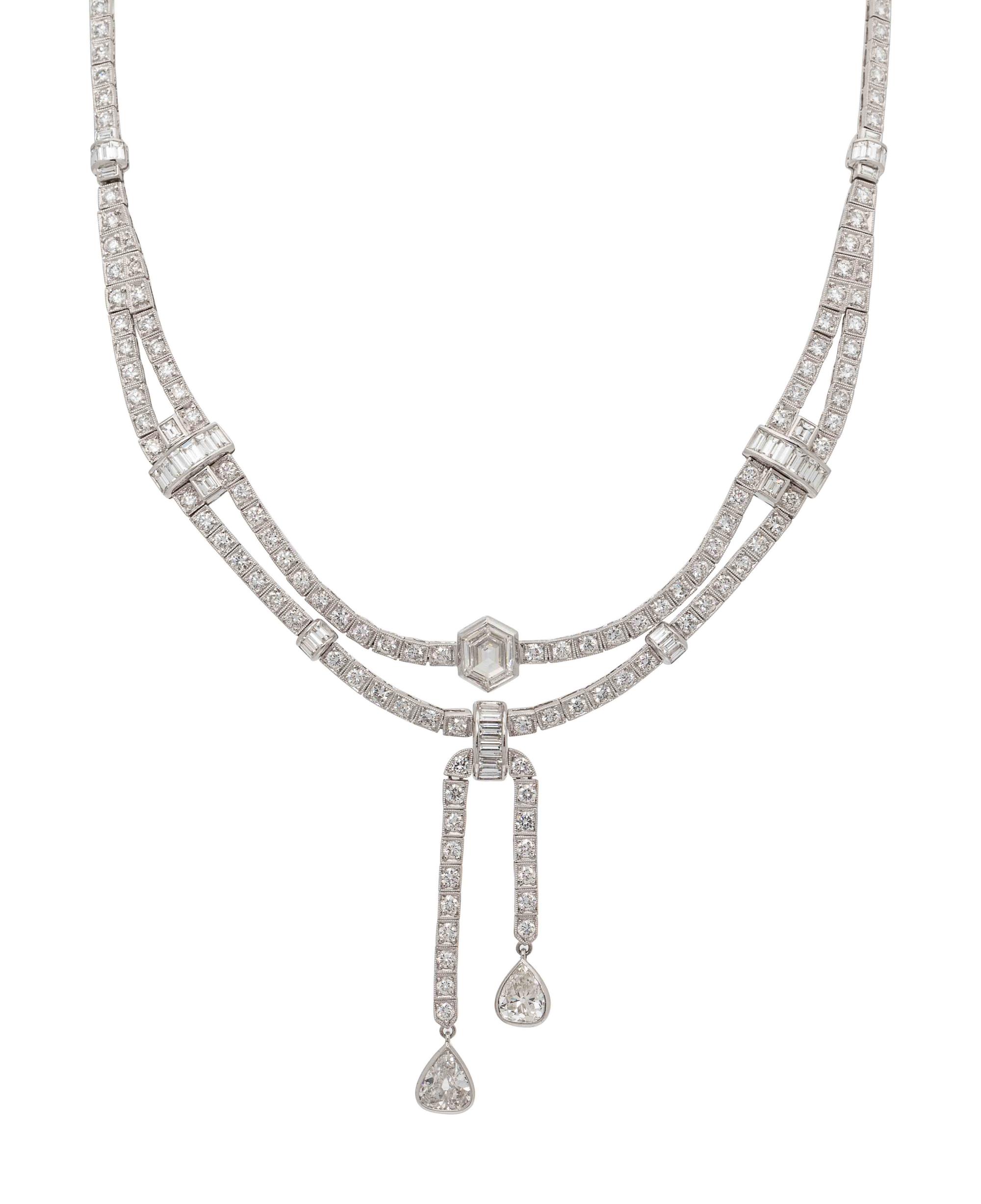 FRED LEIGHTON, DIAMOND NÉGLIGÉE NECKLACE