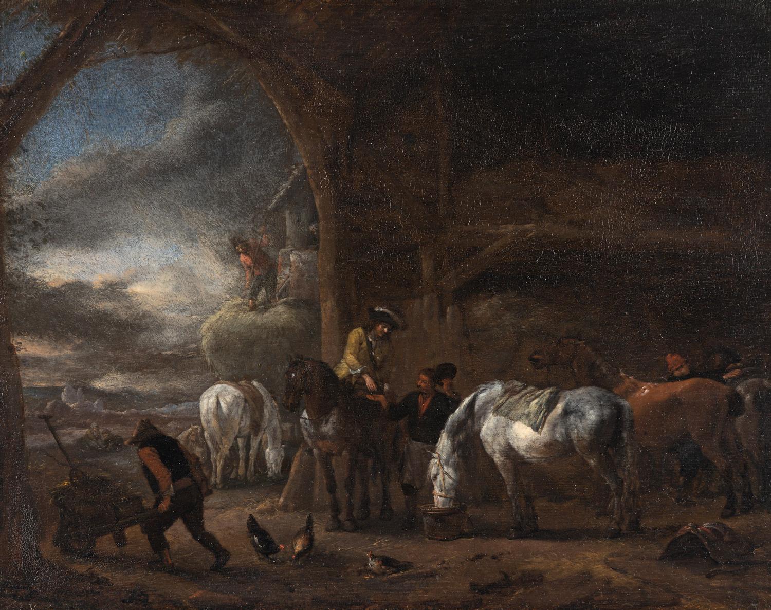 Figures with Horses