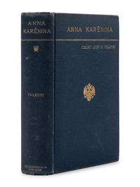 TOLSTOY, Count Lev Nikolaevich (1828-1910). Anna Karenina . Nathan Haskell Dole, translator. New York: Thomas Y. Crowell & Co., 1886.