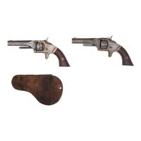 Lot of Two Smith & Wesson No. 1 Second Issue Revolvers