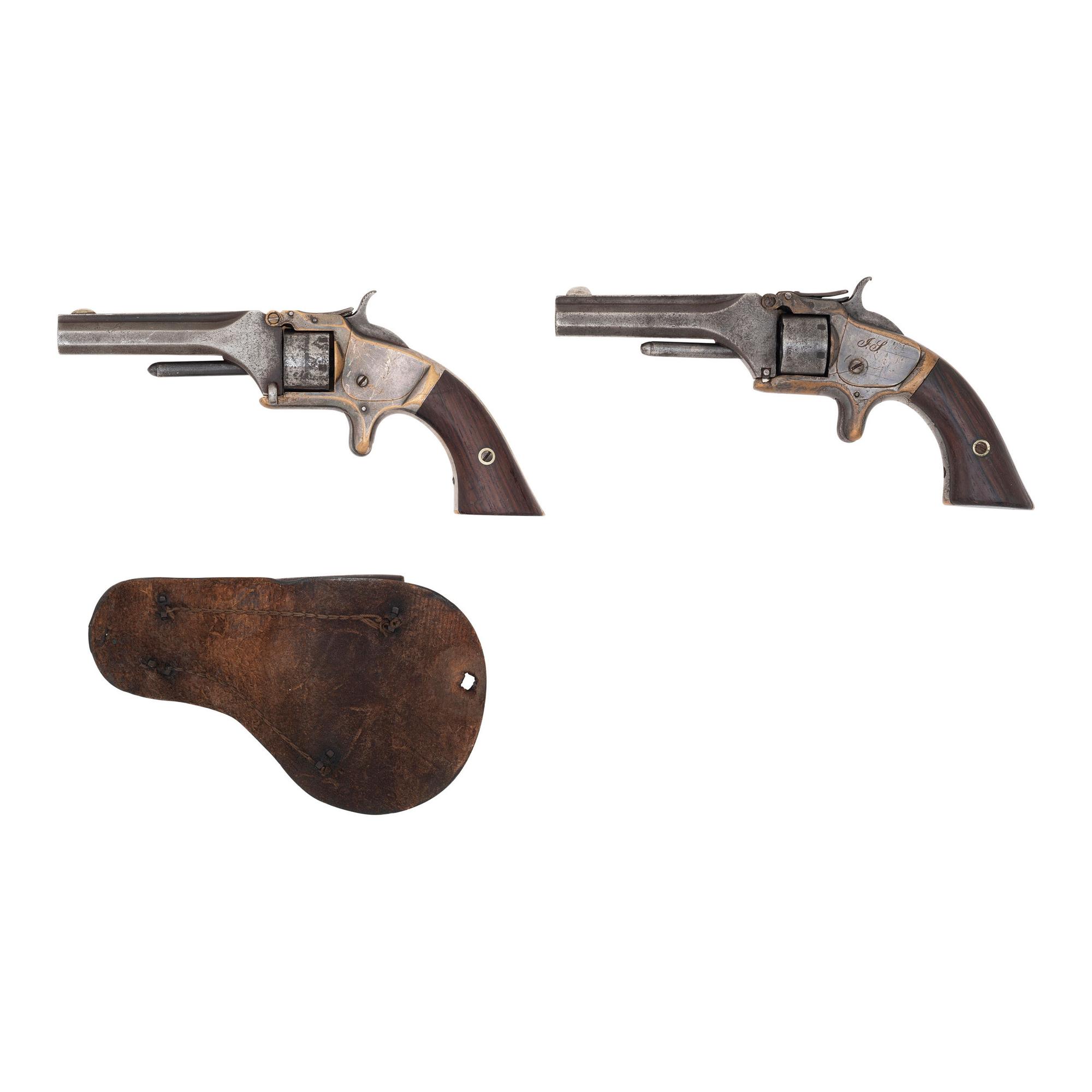 Lot of Two Smith & Wesson No. 1 Second Issue Revolvers