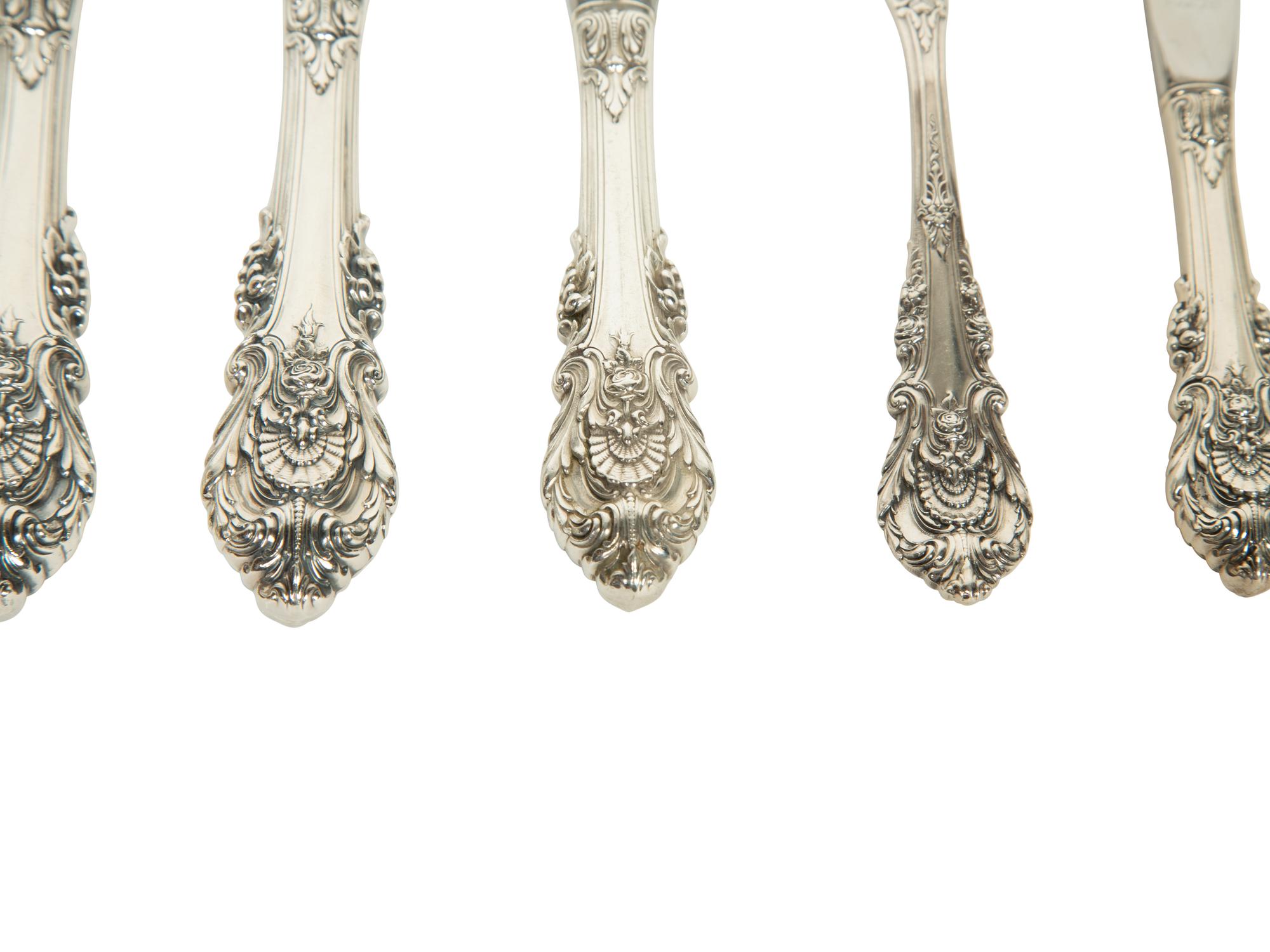 An American Silver Flatware Service — R. Wallace and Sons Mfg. Co., CT