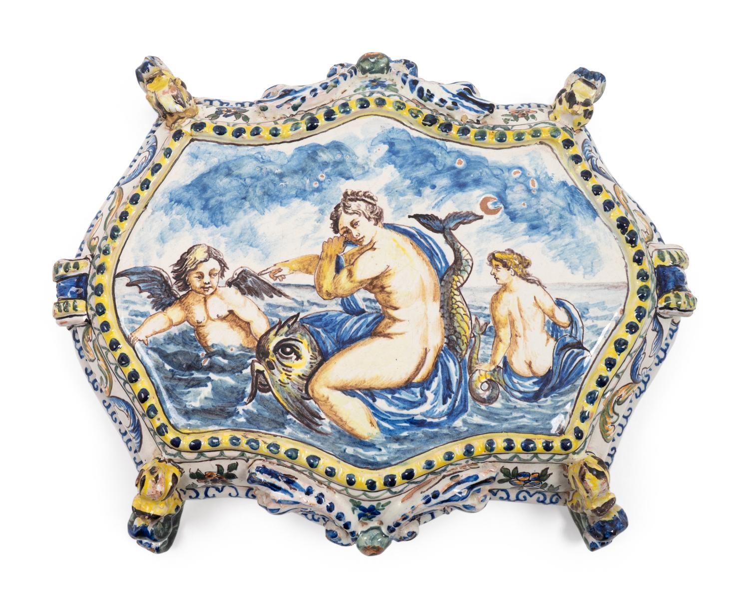 An Italian Maiolica Stand