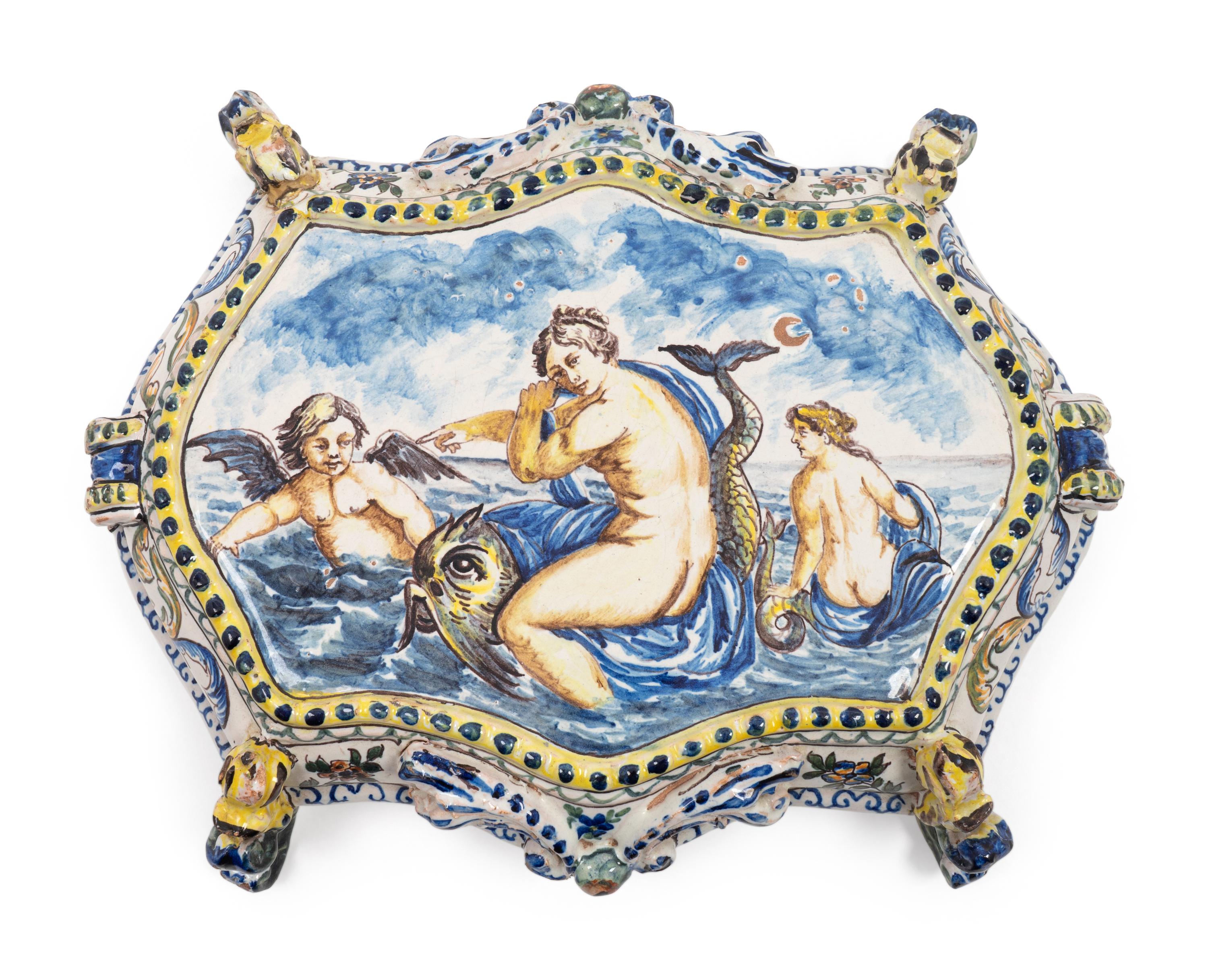 An Italian Maiolica Stand