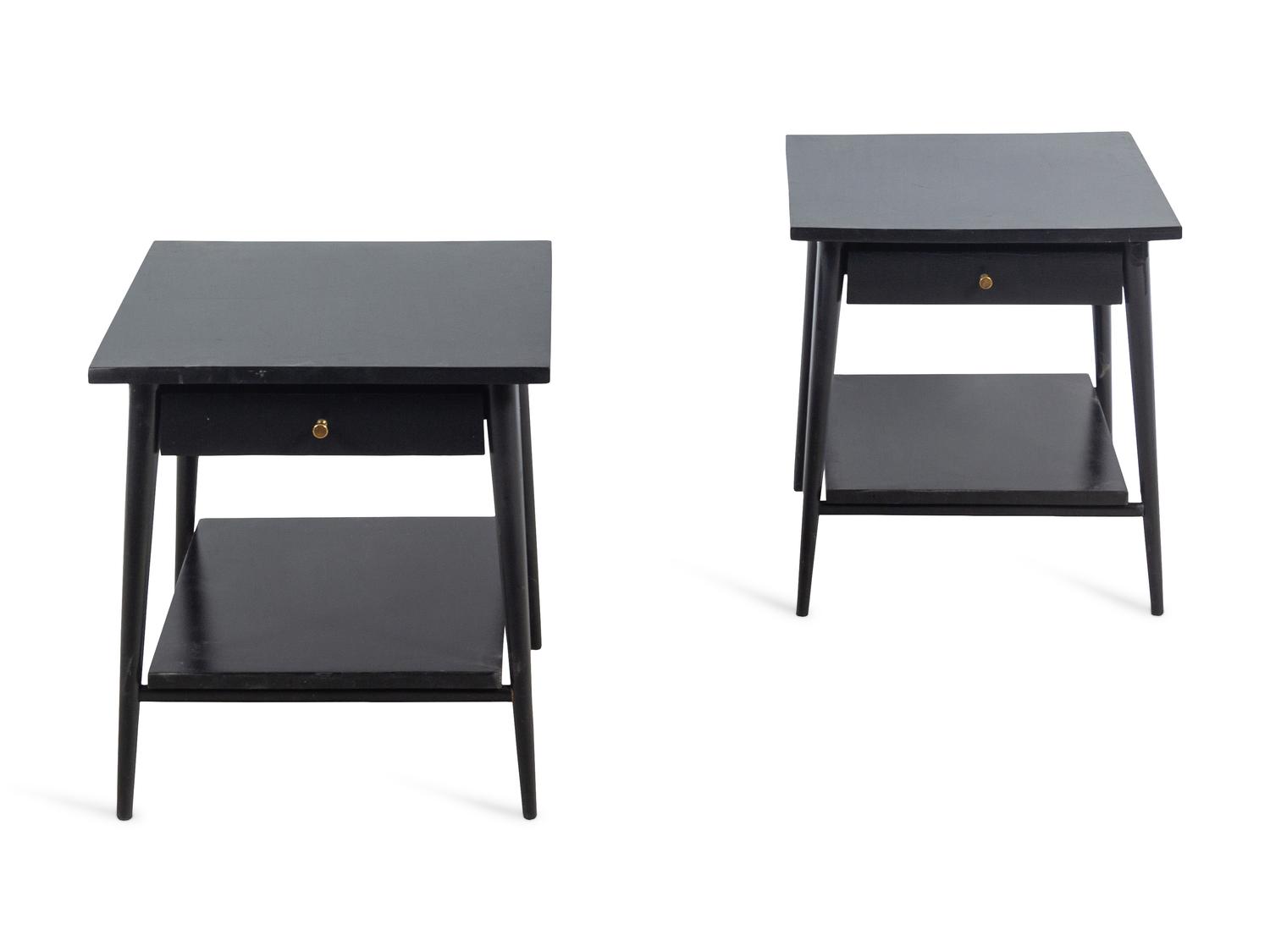 Pair of Planner Group End Tables, Winchendon, USA