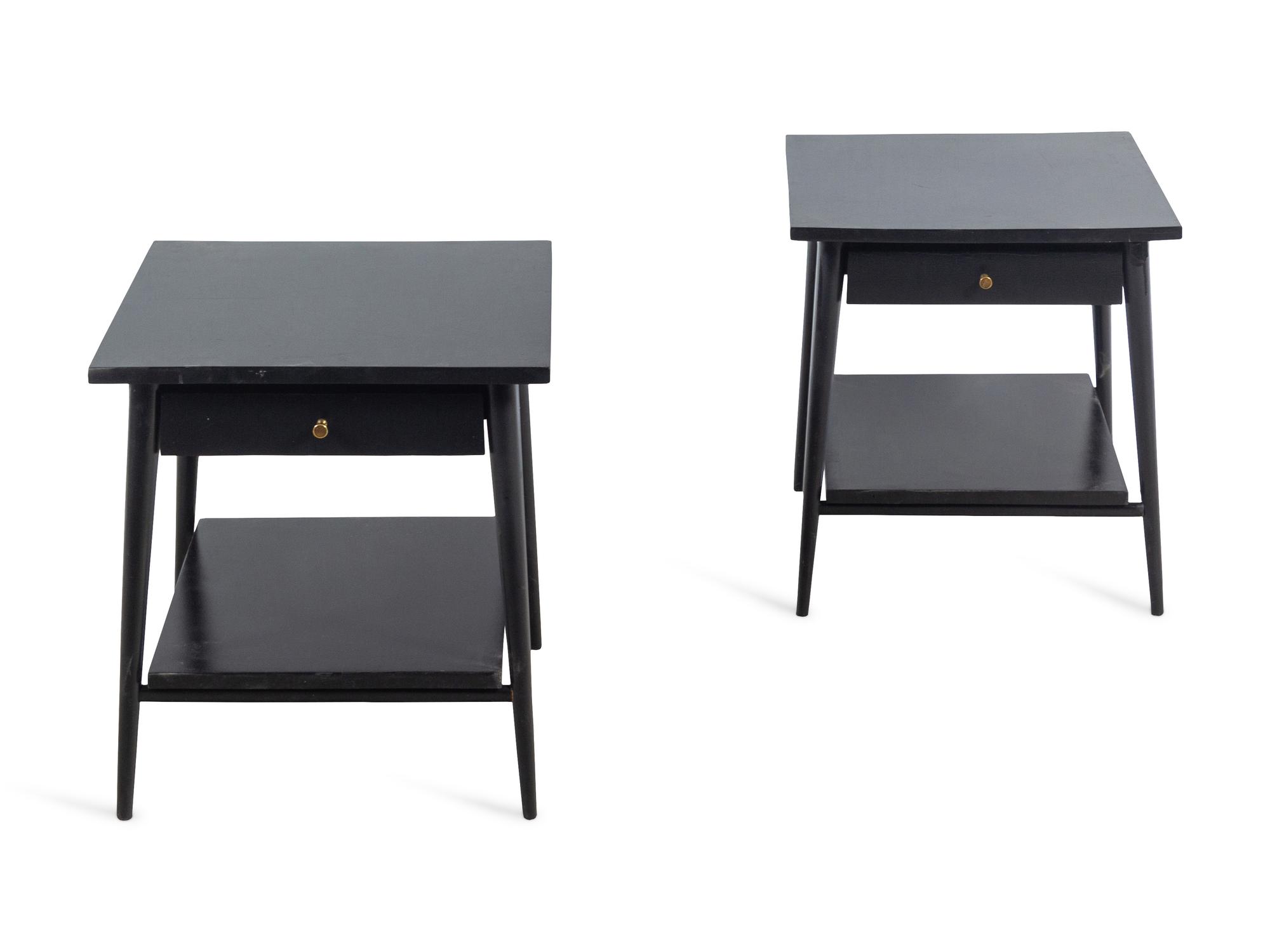 Pair of Planner Group End Tables, Winchendon, USA